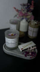 Свеча ароматическая с сухоцветами - Фото 5