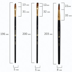 Набор кистей художественных - Фото 15