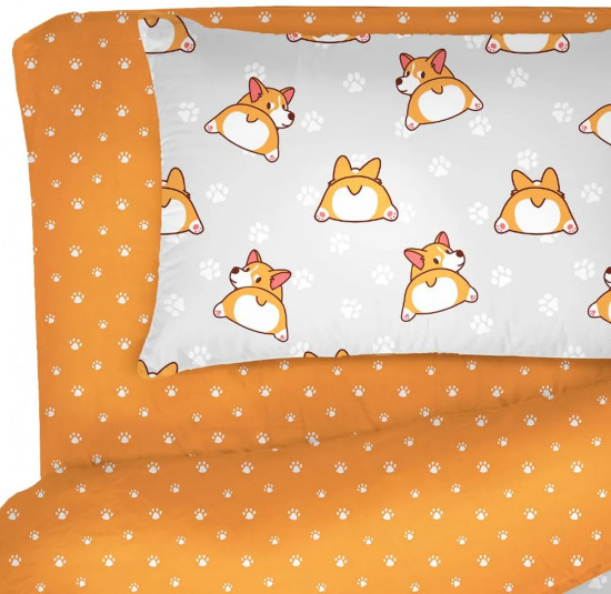 Комплект детского постельного белья «Корги»