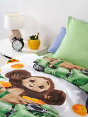 Комплект постельного белья «Чебурашка на мопеде» - Фото 4