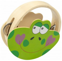 Бубен музыкальный «Лягушка» - Фото 3