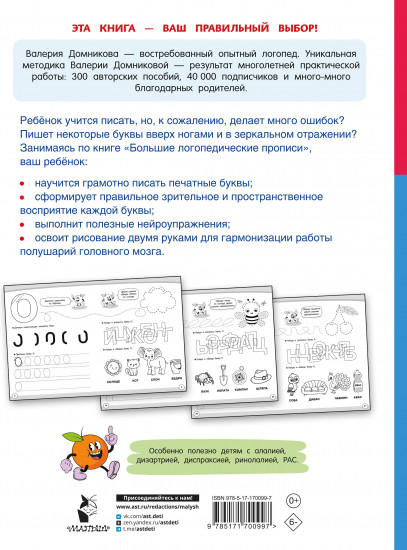Большие логопедические прописи