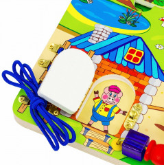 Бизиборд «Три поросенка» - Фото 4