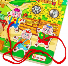 Бизиборд «Три поросенка» - Фото 5