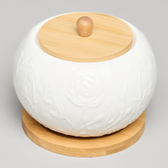 Сахарница с крышкой на деревянной подставке «Meadow» - Фото 2