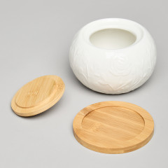 Сахарница с крышкой на деревянной подставке «Meadow» - Фото 3