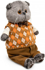 Игрушка мягкая «Басик в трикотажном жилете» - Фото 1