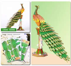 Модель сборная деревянная «Павлин» - Фото 2