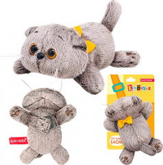 Игрушка мягкая «Басик с бантиком лежачий на липучке» - Фото 1