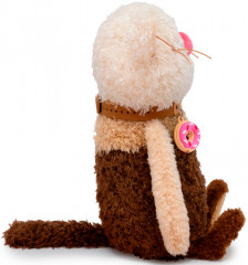 Игрушка мягкая с чокером-браслетом «Кот Капучино. Валентинки» - Фото 2