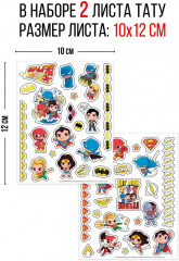 Наклейки-татуировки «Бэтмен» - Фото 2