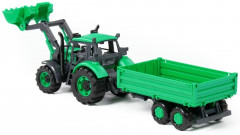 Трактор с бортовым прицепом и ковшом «Прогресс» - Фото 2