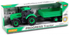 Трактор с бортовым прицепом «Прогресс» - Фото 1