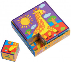 Кубики умные в поддончике «Веселая Африка» - Фото 1