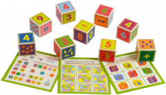 Кубики умные в поддончике «Раз, два, три, четыре, пять» - Фото 2