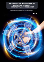 Выдвижной световой меч с двумя лезвиями, подсветкой и звуковыми эффектами - Фото 6