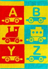 Детское полотенце махровое пестротканое "Alfabeto" (Cleanelly, 50х70) - Фото 1