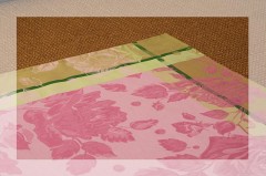 Комплект: скатерть и кухонные салфетки "Roseto" (Cleanelly, 200х150, 6 шт. 50х50) - Фото 1