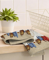 Комплект вафельных полотенец «Время кофе» - Фото 1