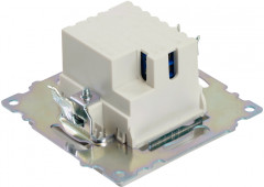 Розетка USB 2-местная, type C - Фото 6