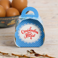 Коробочка пасхальная для яйца «Девочка с куличом» - Фото 2