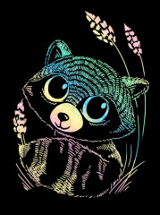 Гравюра «Енотик» с голографическим эффектом - Фото 1