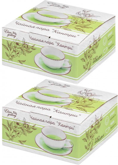 Набор чайных пар «Кантри»