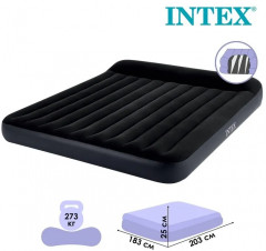 Матрас надувной с подголовником «Pillow Rest Classic Airbed» - Фото 3