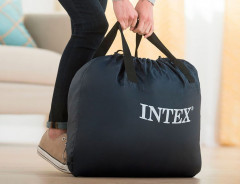 Кровать надувная двуспальная со спинкой и встроенным насосом «Ultra Plush Headboard» - Фото 3