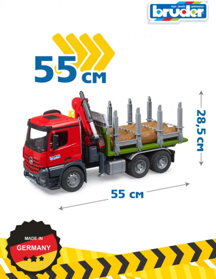 Машинка « Грузовик Mercedes для перевозки леса с брёвнами»