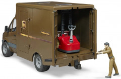 Машинка с фигуркой, погрузчиком и аксессуарами «Служба доставки UPS» - Фото 6