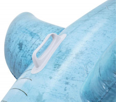 Игрушка-наездник для плавания надувная с ручками «Реалистичная акула» - Фото 6