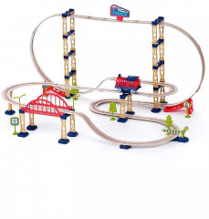 Железная дорога со звуком и переносным чемоданом «Мой город» - Фото 1