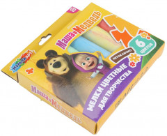 Набор мелков цветных «Маша и Медведь» - Фото 1