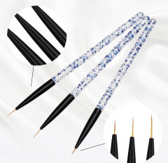 Набор кистей для дизайна ногтей - Фото 2