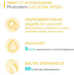 Молочко для лица и тела солнцезащитное «Lait Ultra» SPF 50+ - Фото 6
