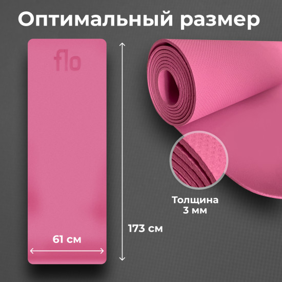 Коврик для йоги и фитнеса