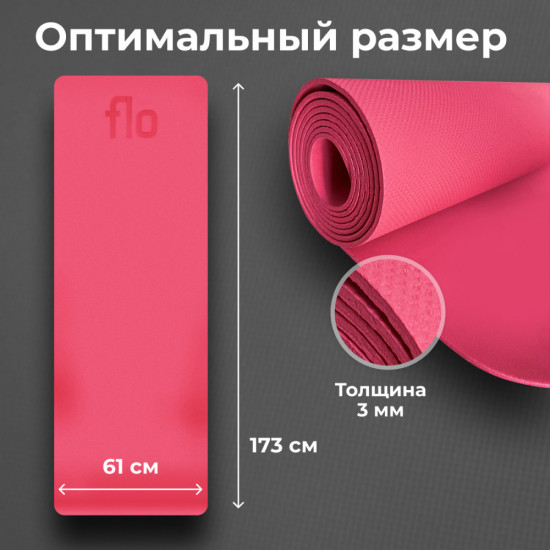 Коврик для йоги и фитнеса