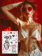 Набор наклеек-татуировок «Любовь» - Фото 4