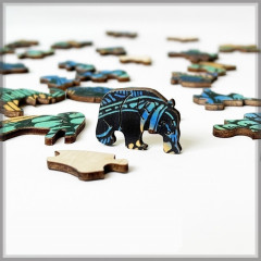 Пазл «Лев Wooden 002» - Фото 4