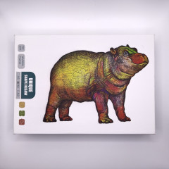 Пазл «Добрейший бегемот Wooden Puzzle 016» - Фото 4