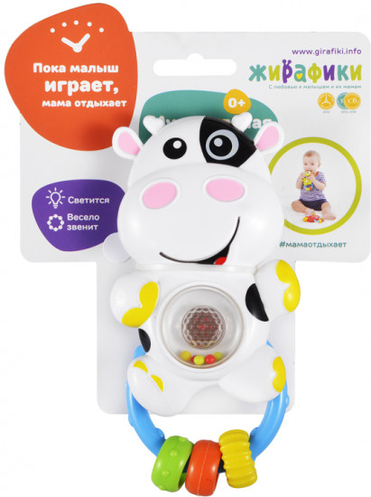 Игрушка «Коровка» со светом и звуком