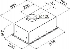 Вытяжка Crosby Singl 60 - Фото 1