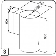 Вытяжка Lee Side C 39 - Фото 6