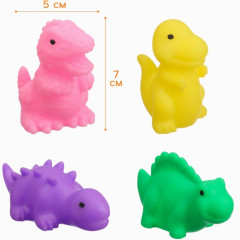 Набор игрушек для купания «Динозавры» - Фото 1