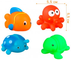 Набор игрушек для купания «Малыши» - Фото 1