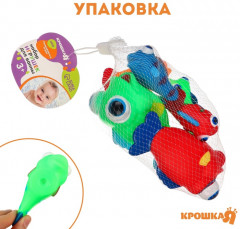 Набор игрушек для купания «Рыбки лупоглазики» - Фото 4