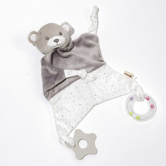 Комфортер-игрушка «Серый мишка»