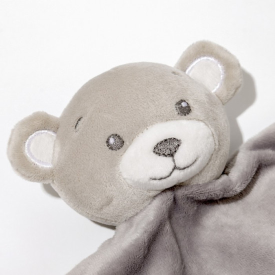 Комфортер-игрушка «Серый мишка»