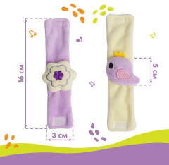 Набор погремушек-браслетов «Птичка» - Фото 3